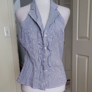 Divided By H&M Striped Halter Neck Women's Top